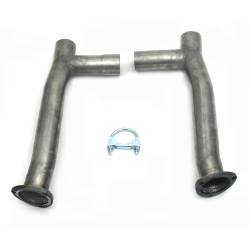 JBA Racing Headers - JBA Headers 2.5" Exhaust H-Pipe-409 Stainless Steel 65-73 Mustang SBF 6611SH - Image 1
