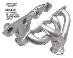 Hedman Hedders - Hedman Hedders 68376 Street Rod HTC Mild Steel Block Hugger Exhaust Header ALL - Image 1