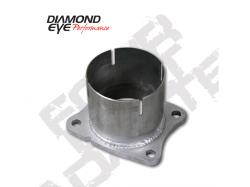 Diamond Eye Performance - Diamond Eye 361045 4 Bolt Adapter 4" Stainless 2001-2007.5 ChevyGMC 6.6L Duramax - Image 1