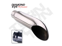 Diamond Eye Performance - Diamond Eye 4516BTD Tip Bolt-on Turn Down 4" Id x 5" Od x 16" Long 304 Stainless - Image 1