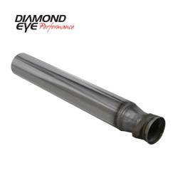 Diamond Eye 164006 Off-road Pipe 4" 409 Stainless Steel 1994-1997.5 Ford 7.3L