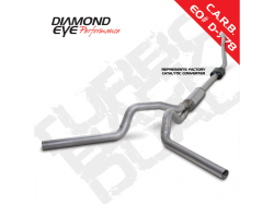 Diamond Eye K4308A Kit 4" Turbo-back Dual Aluminized 1994-1997.5 Ford 7.3L