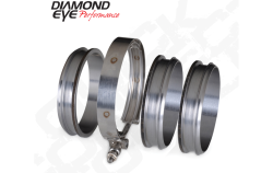 Diamond Eye QC500-6 5" Quick Connect Couplers-6 CNC Machined Flanges & 2 V-band