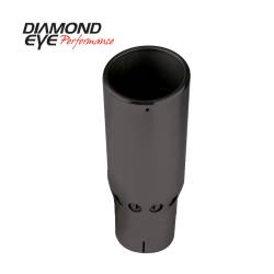 Diamond Eye Performance - Diamond Eye 5616SVRA Tip Vented Rolled Angle 5" Id x 6" Od x 16" Long Black Stai - Image 1