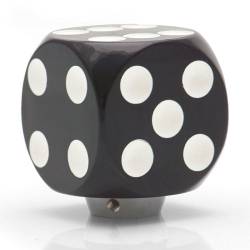 American Shifter Company - American Shifter ASCSN04001 Black Dice Custom Shift Knob - Image 1