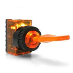 Keep It Clean - Keep It Clean KICSW26Y Illuminated Toggle Switch Yellow 20a/12v - Image 1