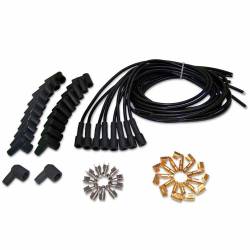 Keep It Clean - Keep It Clean KICW2B 7mm Black 90-DEG Cloth Wrapped Spark Plug Kit - Image 1