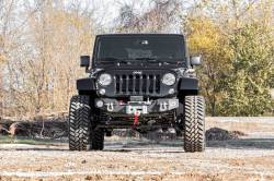 Rough Country Suspension Systems - Rough Country 1062 Front Stubby Winch Bumper Black for Wrangler JK - Image 5