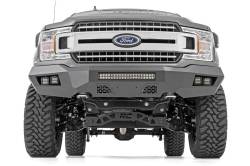 Rough Country Suspension Systems - Rough Country Heavy Duty Front Bumper-Black 18-20 Ford F150 10776A - Image 2