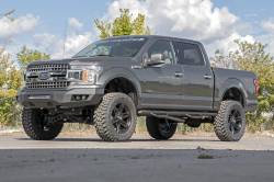 Rough Country Suspension Systems - Rough Country Heavy Duty Front Bumper-Black 18-20 Ford F150 10776A - Image 4