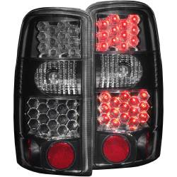 Anzo USA Chrome LED Smoked Lens Taillight Set Suburban/Tahoe/T 311155