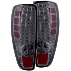 Anzo USA Chrome LED Smoked Lens Taillight Set Colorado/Canyon 311137