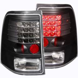 Anzo USA Black LED Clear Lens Taillight Set Explorer/Mountaineer 311125