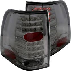 Anzo USA Chrome LED Smoked Lens Taillight Set Ford Expedition 321234