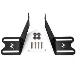 Anzo USA Hood Mount LED Light Bar Brackets 20"-24" for Wrangler JK 851048