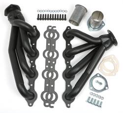 Hedman Hedders - 64-67 GM A-BODY CHEVY TRI-FIVE LS ENGINE SWAP HEADERS 1-1/2" BLACK MAXX - Image 1