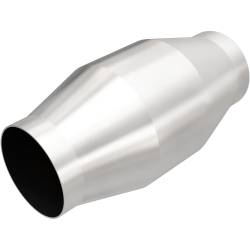 MagnaFlow Exhaust Products - MagnaFlow 60011 Universal Catalytic Converter 12"L x 6"W Round - Image 1