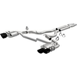 MagnaFlow Exhaust Products - MagnaFlow 19579 NEO Series Black Chrome Tips Cat-Back System - Image 1