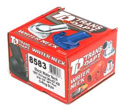 Trans-Dapt Performance - ASPHALT BLACK POWDER-COATED WATER NECK FORD 390-428 3/8" NPT PORT - Image 2