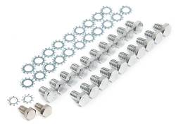 Trans-Dapt Performance - Chevy 396-454 Pontiac & Mopar Hex Head Oil Pan Bolt Set-CHROME - Image 1