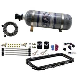 Nitrous Express - Nitrous Express 20940-12 Holley High Ram Plenum Plate System w/12lb Bottle - Image 1