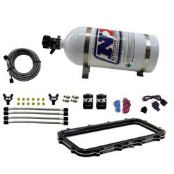 Nitrous Express - Nitrous Express 20940-15 Holley High Ram Plenum Plate System w/15lb Bottle - Image 1