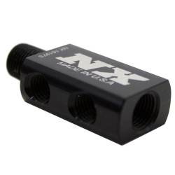 Nitrous Express - Nitrous Express 16197S COMPACT DISTRIBUTION BLOCK w/GAUGE PORT - Image 1