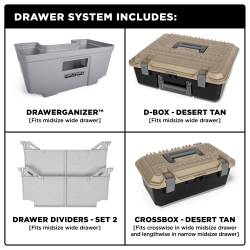 DECKED - DECKED MF3 DECKED Truck Bed Storage System for 19-23 Ranger - Image 4