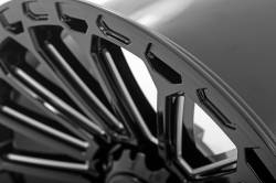 Rough Country Suspension Systems - Rough Country 97 Series Wheel 17x9 5x5.0 -12mm Gloss Black/Machined 97170918 - Image 3