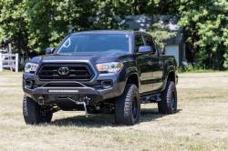 Rough Country Suspension Systems - Rough Country 10715 Hybrid Front Winch Bumper w/12K Winch Black for 16-23 Tacoma - Image 4