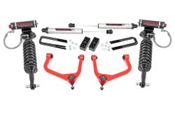 Rough Country Suspension Systems - Rough Country 29557RED 3.5" Suspension Lift Kit for 19-24 Silverado 1500 - Image 1