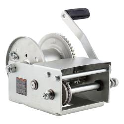 CURT - Hand-Crank Brake Winch 2500 lbs 15.81 Gear Ratio 10.6" Handle - Image 2