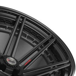 4PLAY - 4PLAY Wheels 4PF8 24x14 5x5.0/5.5 -76mm Black/Black 4PF8-24140-5D55-76B1-B - Image 3