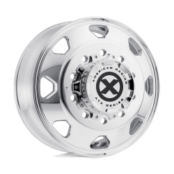 American Racing ATX Series - ATX Wheels AO401 OCTANE 22.5x8.25 10x11.25 -168mm Black/Milled AO40122510302 - Image 1