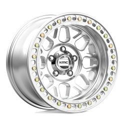 KMC - KMC Wheels KM235 GRENADE CRAWL BEADLOCK 18x9 8x170 -24mm Silver KM23589087524N - Image 1