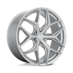 Niche 1PC - Niche Wheels M233 VICE SUV 24x10 6x5.5 30mm Gloss Silver/Brushed M233240084+30 - Image 1