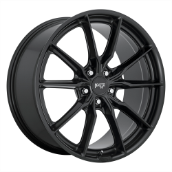 Niche 1PC - Niche Wheels M238 RAINIER 22x10.5 5x115 20mm Matte Black M238220590+20 - Image 1