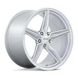 Foose 1PC - Foose Wheels F174 CF8 20x11 5x120 43mm Gloss Silver F174201113+43 - Image 1