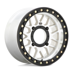 KMC Powersports - KMC Wheels KS235 GRENADE BEADLOCK 15x7 4x137 10mm Machined KS23557048510 - Image 1