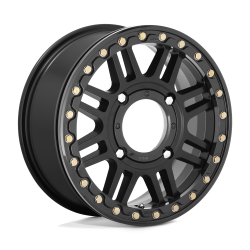 KMC Powersports - KMC Wheels KS250 CAGE BEADLOCK 15x10 4x137 0mm Stain Black KS25051048700 - Image 1