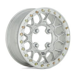 KMC Powersports - KMC Wheels KS435 GRENADE BEADLOCK 15x6 4x156 38mm Machined KS43556044538A - Image 1