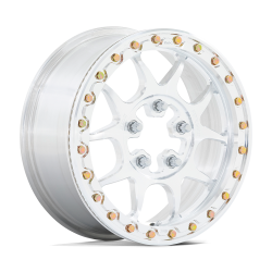 KMC Powersports - KMC Wheels KS437 TORO FORGED BEADLOCK 15x6 5x4.5 38mm Machined KS437DX15601238 - Image 1