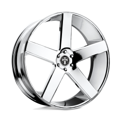 DUB 1PC - DUB Wheels S115 BALLER 24x9 5x115 15mm Chrome S115249090+15 - Image 1