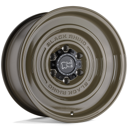 Black Rhino Hard Alloys - Black Rhino Wheels SOLID 17x9.5 5x5.0 -18mm Gator Green 1795SLD-85127N71 - Image 1