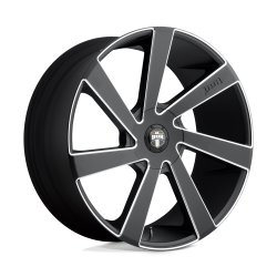 DUB 1PC - DUB Wheels S133229506+15 S133 DIRECTA 22x9.5 5x115/4.75 15mm Matte Black/Milled - Image 1