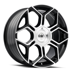 Mazzi - Mazzi 379-2814BM 379 Libra 20x8.5 5x4.25/4.5 35mm Black/Machined - Image 1
