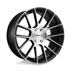 DUB 1PC - DUB Wheels S206 LUXE 22x9.5 6x5.5 20mm Gloss Black/Brushed S206229577+20 - Image 1