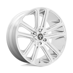 DUB 1PC - DUB Wheels S254 FLEX 24x10 5x5.0 10mm Chrome S254240073+10 - Image 1