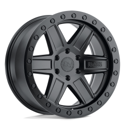 Black Rhino Hard Alloys - Black Rhino Wheels ATTICA 20x9.5 6x5.5 -18mm Matte Black/Black 2095ATA-86140M12 - Image 1