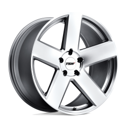 TSW - TSW Wheels BRISTOL 18x9.5 5x4.5 20mm Silver/Mirror Cut 1895BRS205114S76 - Image 1